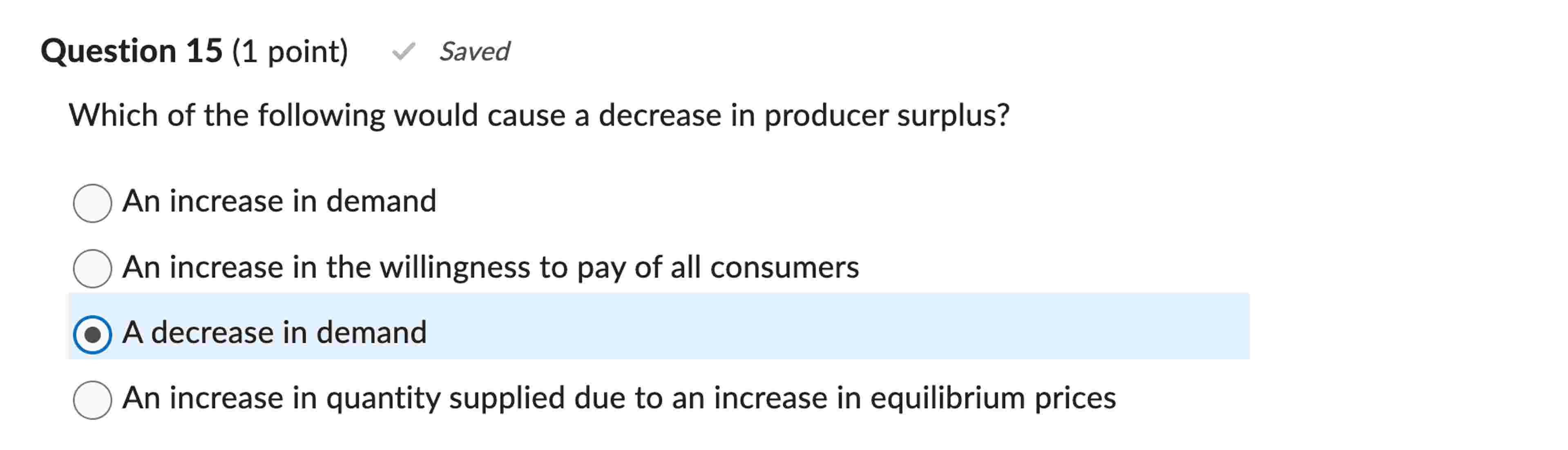 (solved) question 37 which circumstance will cause a... Solved Question 15 (1 point)Which of the following would | Chegg.com