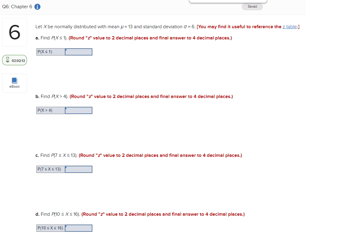 Solved Let X Be Normally Distributed With Mean M 13 And Chegg Com