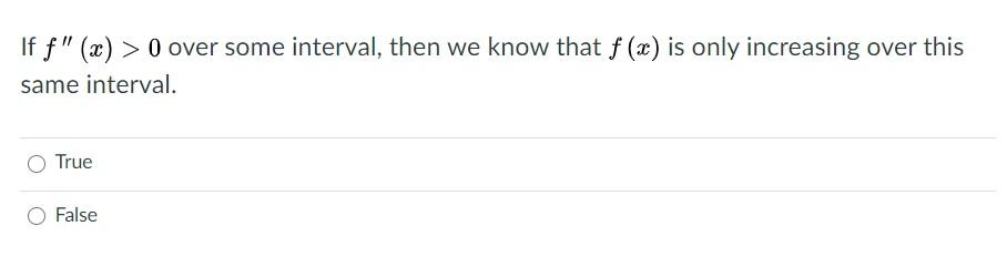 If F X 0 Over Some Interval Then We Know That F Chegg Com