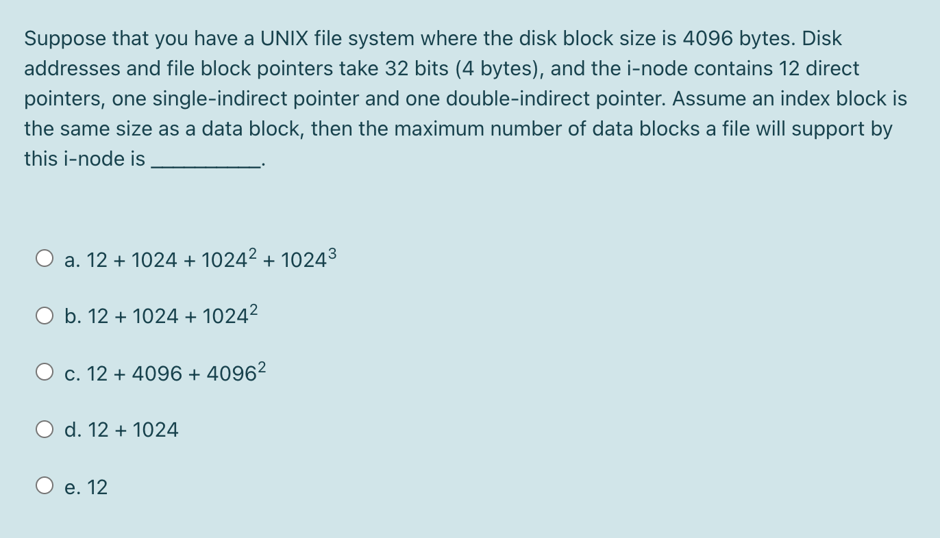 solved-suppose-that-you-have-a-unix-file-system-where-the-chegg