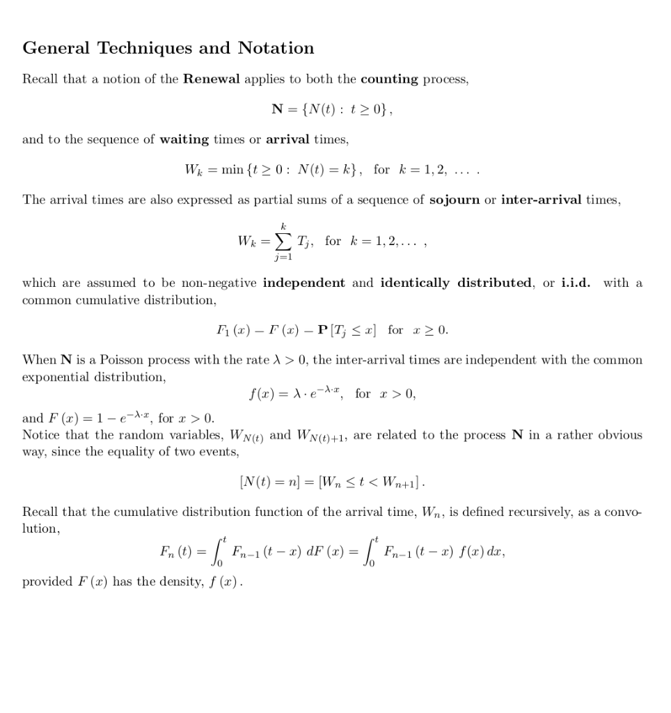 Solved General Techniques And Notation Recall That A Noti Chegg Com