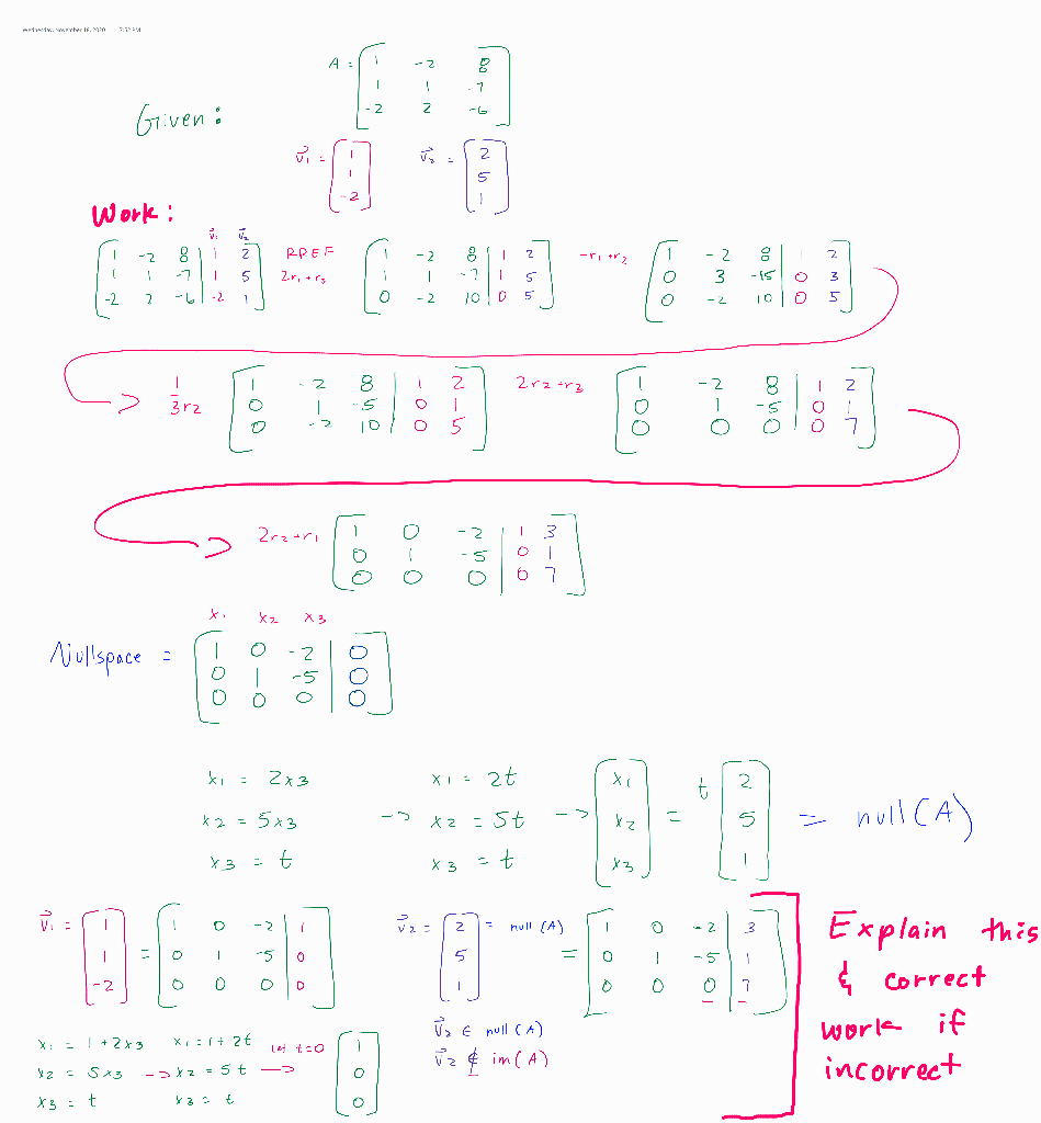 Solved If there is a mistake in my work please correct and | Chegg.com