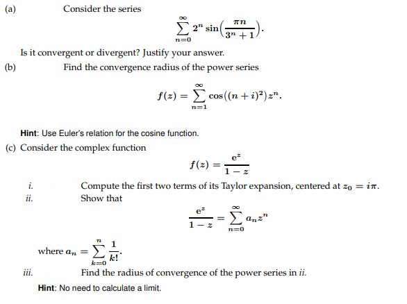Solved A 77 Consider The Series º 21 2 Sin N 0 Is It C Chegg Com