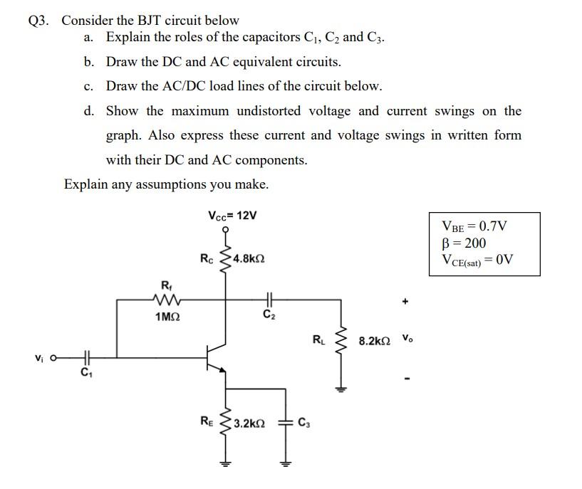 Solved Q1. Consider The Diode Circuit Below A. Explain The | Chegg.com