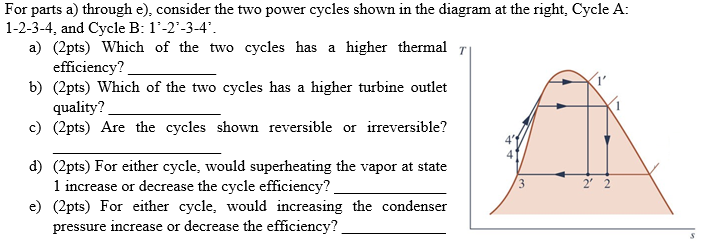 Solved For parts a) through e), consider the two power | Chegg.com