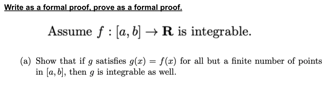 Solved Write As A Formal Proof, Prove As A Formal Proof. | Chegg.com