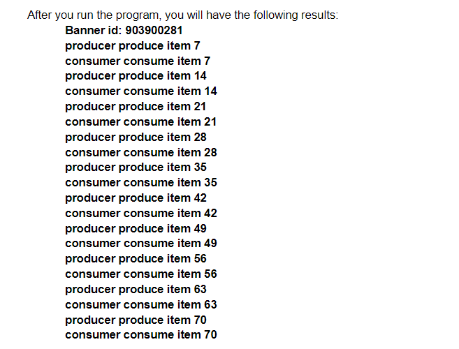 1. Introduction to producer and consumer model | Chegg.com