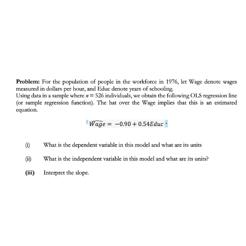 Solved Problem: For the population of people in the | Chegg.com