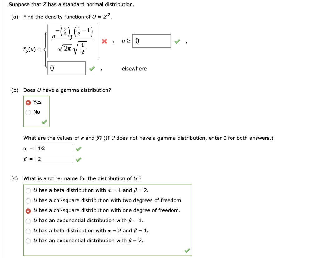 Solved Suppose That Z Has A Standard Normal Distribution Chegg Com