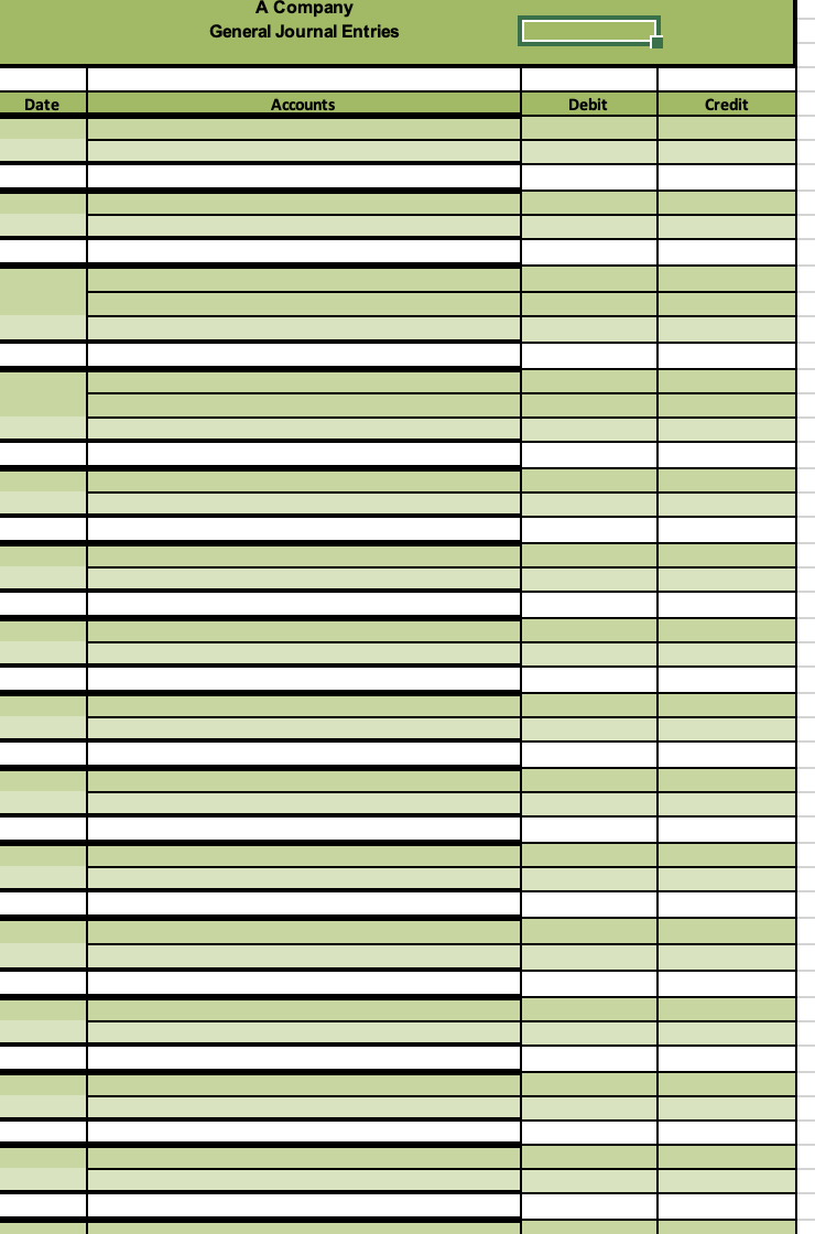 Solved I having trouble getting General Journal Entries | Chegg.com