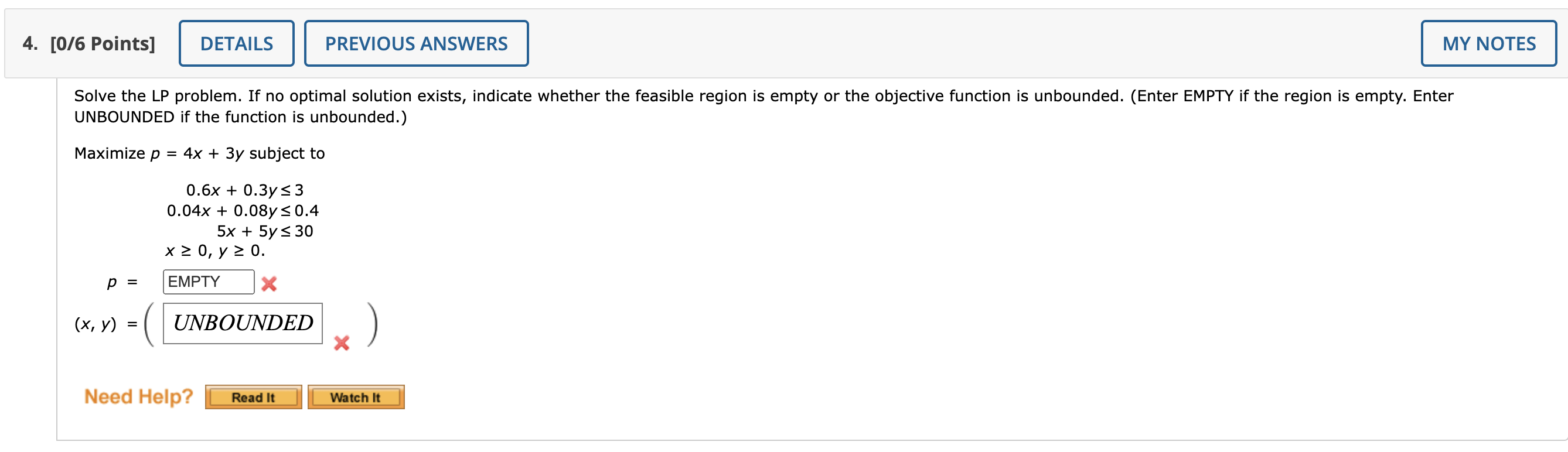 Solved UNBOUNDED if the function is unbounded.) Maximize | Chegg.com