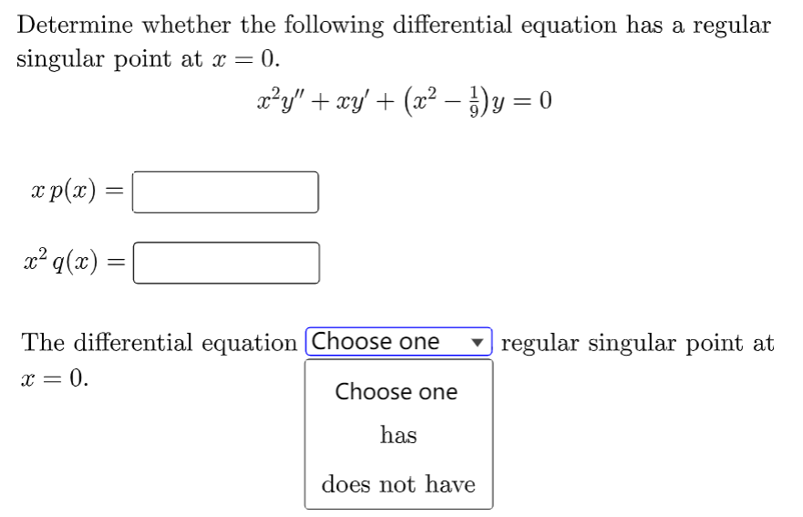 Solved Determine Whether The Following Differential Equation | Chegg.com