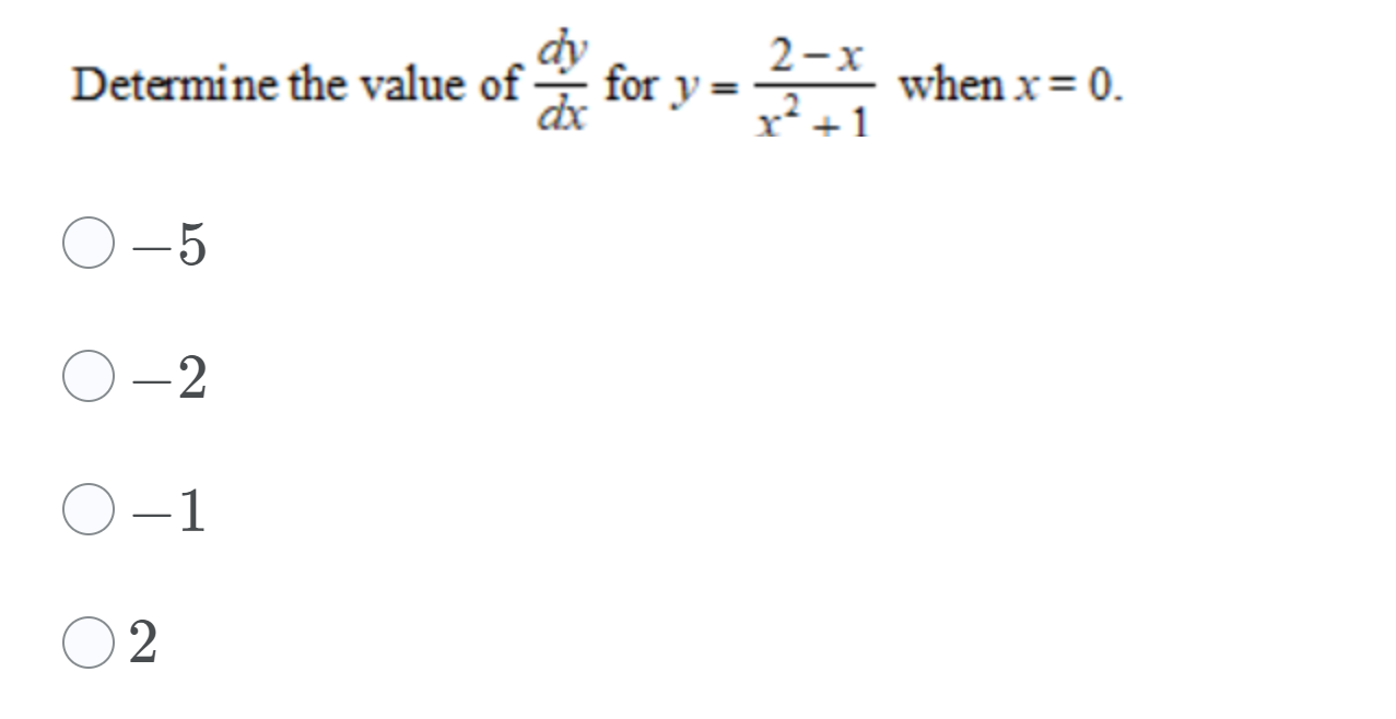 what is the value of x if 2x 1 0