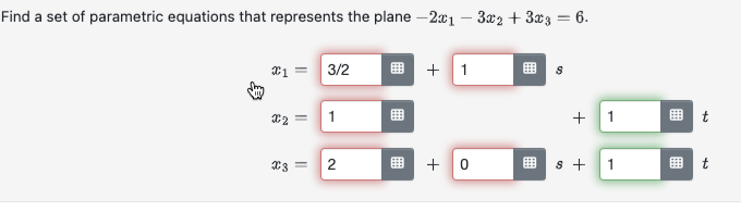 Solved Find a set of parametric equations that represents | Chegg.com
