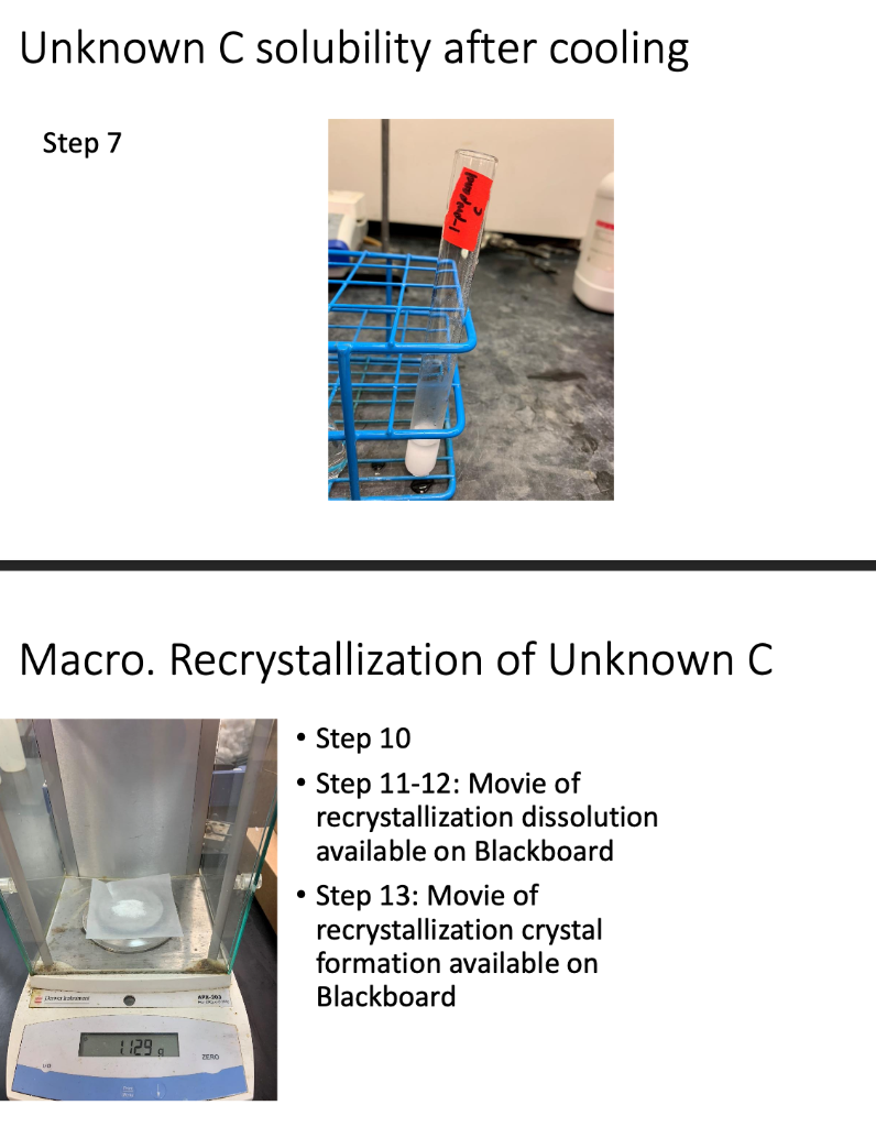 Solved Experiment 2: Recrystallization Of An | Chegg.com