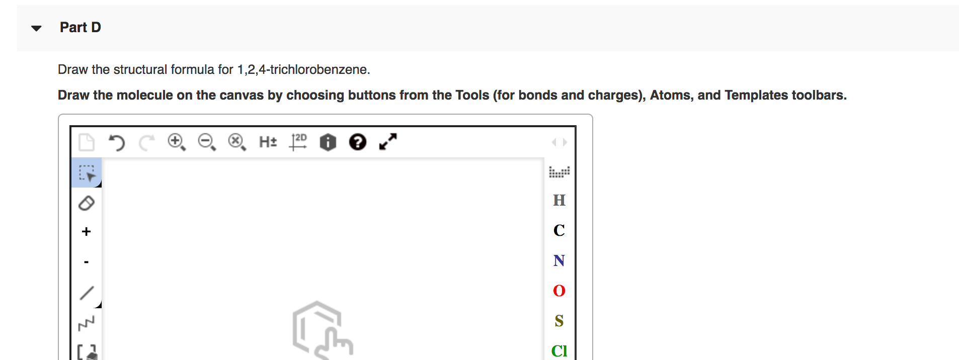 Solved Part A Draw the structural formula for | Chegg.com