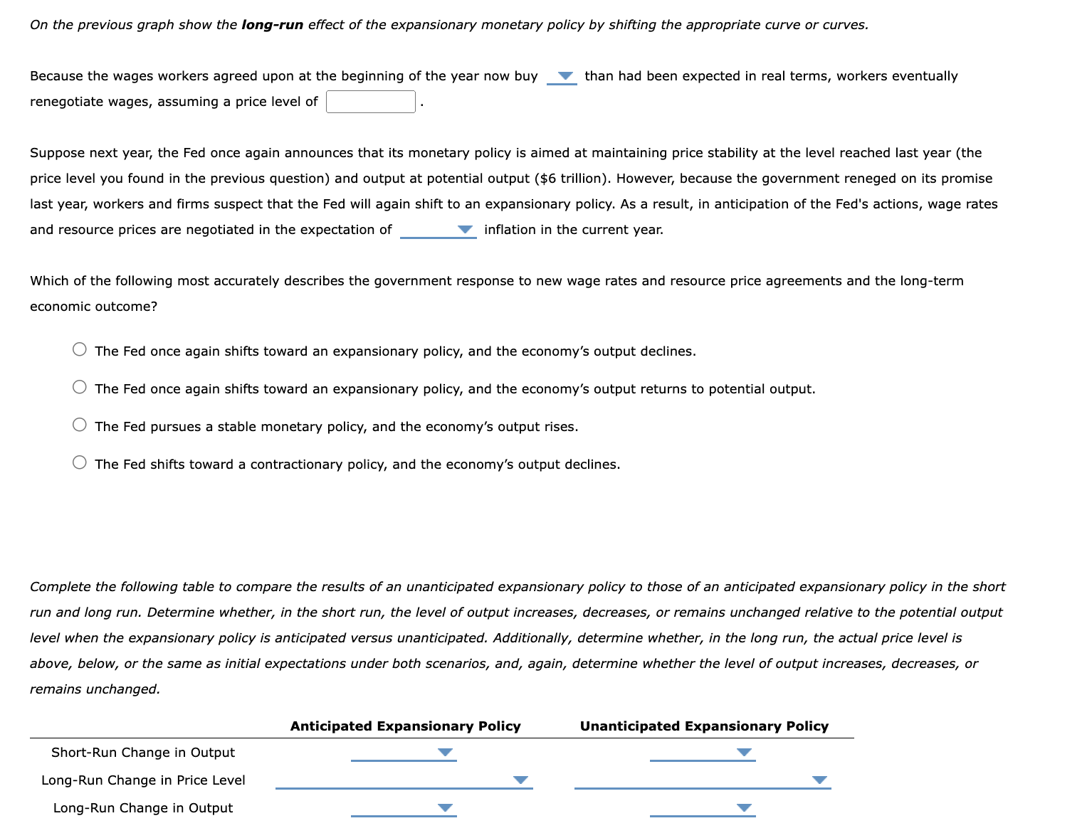 Solved 3. The rational expectations model Suppose the U.S. | Chegg.com