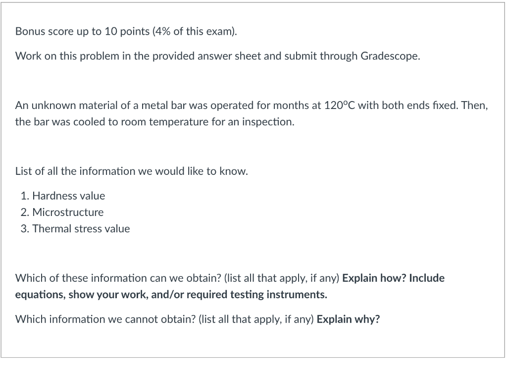 Solved Please answer all parts of the question. Will | Chegg.com