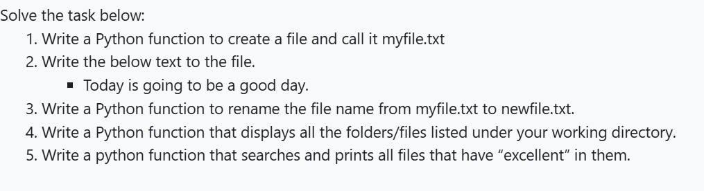 Solve the task below:1. ﻿Write a Python function to | Chegg.com