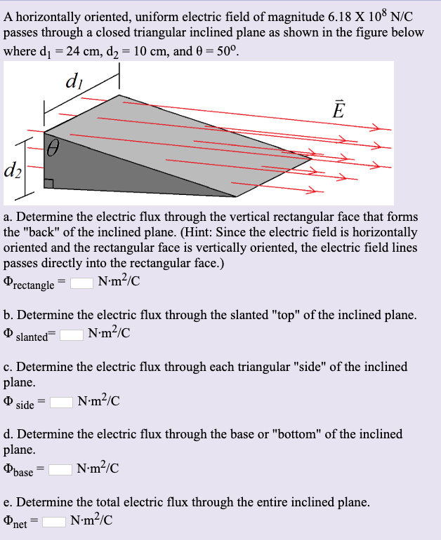 Solved A horizontally oriented, uniform electric field of | Chegg.com