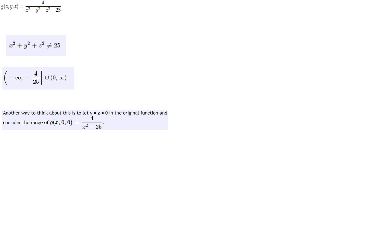 Solved X 2 Y 2 Z 2 25 Is The Domain I Already Chegg Com