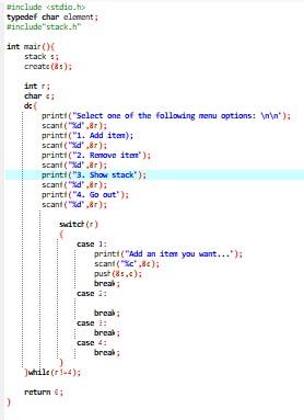 Solved FINISH THE FOLLOWING PROGRAM ELABORATED IN C OF A | Chegg.com