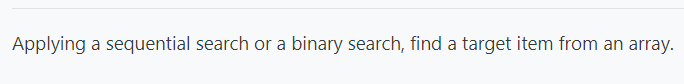 Solved Applying a sequential search or a binary search, find | Chegg.com