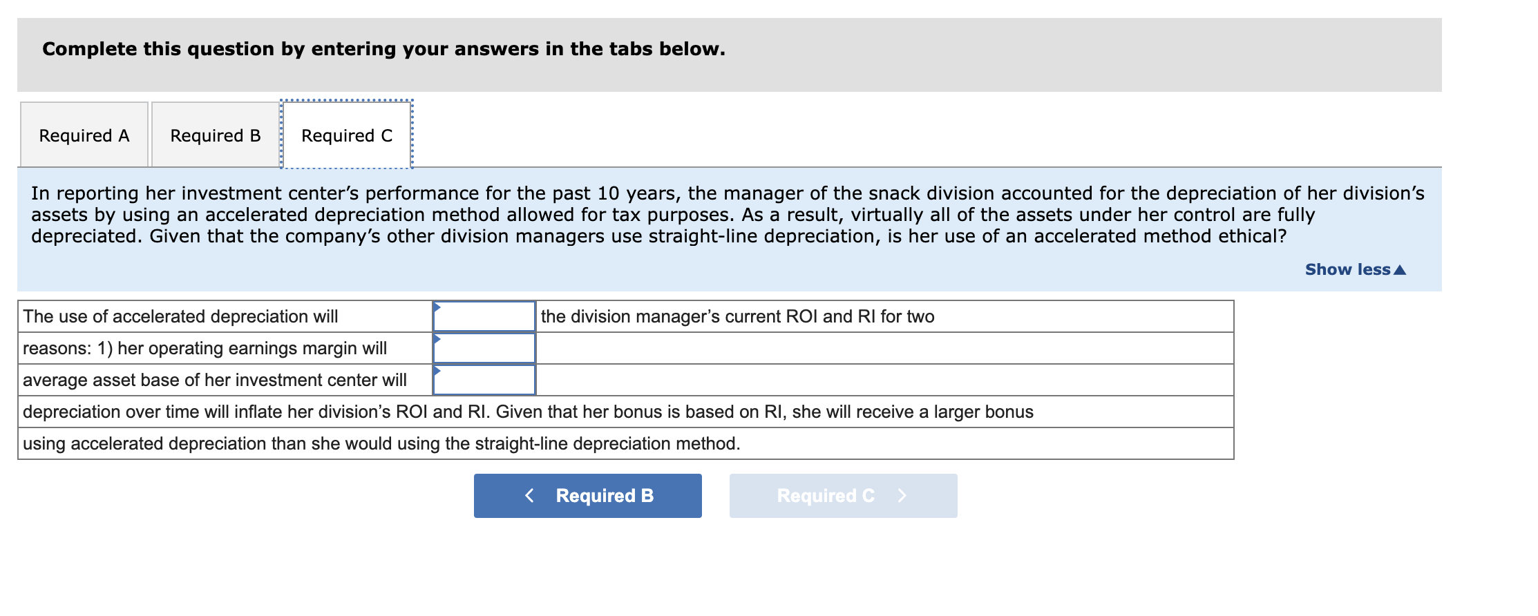 Solved The manager of the snack division of Fairfax | Chegg.com