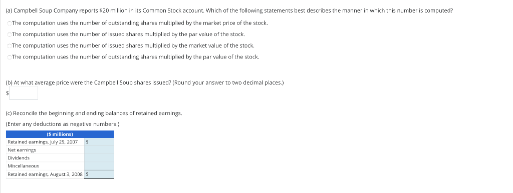 Solved Analyzing And Computing Average Issue Price And 0945