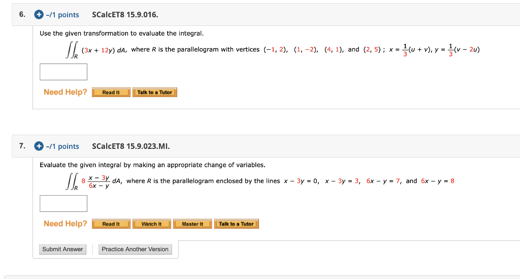 solved-use-the-given-transformation-to-evaluate-the-chegg