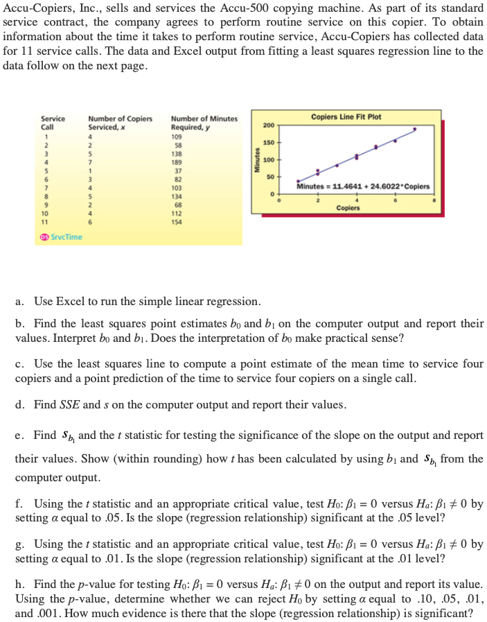 Solved AccuCopiers, Inc., sells and services the Accu500