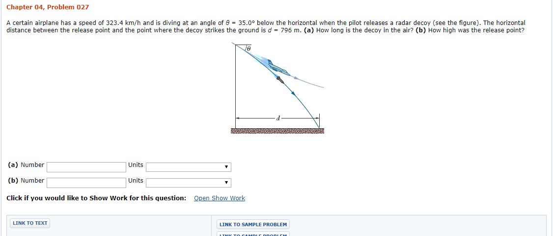 Solved Chapter 04 Problem 027 A Certain Airplane Has A S Chegg Com