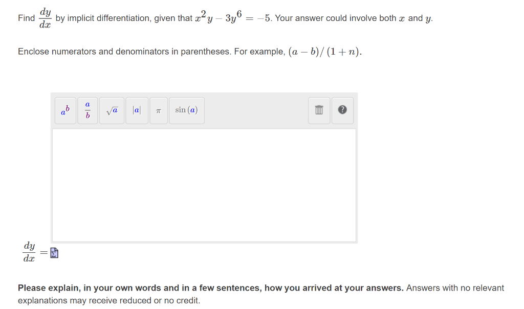 Solved Find Dy D. By Implicit Differentiation, Given That X- | Chegg.com