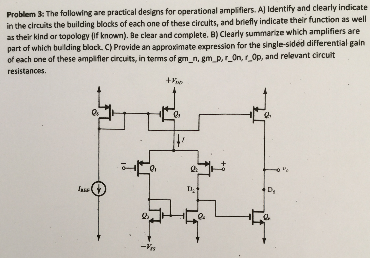 Solved Problem 3: The Following Are Practical Designs For | Chegg.com