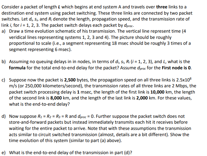 solved-consider-a-packet-of-length-l-which-begins-at-end