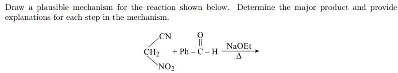 Solved Draw a plausible mechanism for the reaction shown | Chegg.com