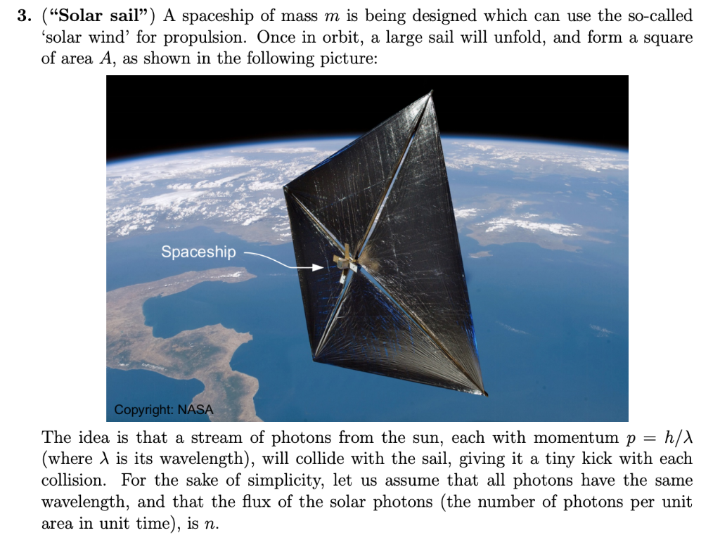 Solar Sails Math Solved 3. (
