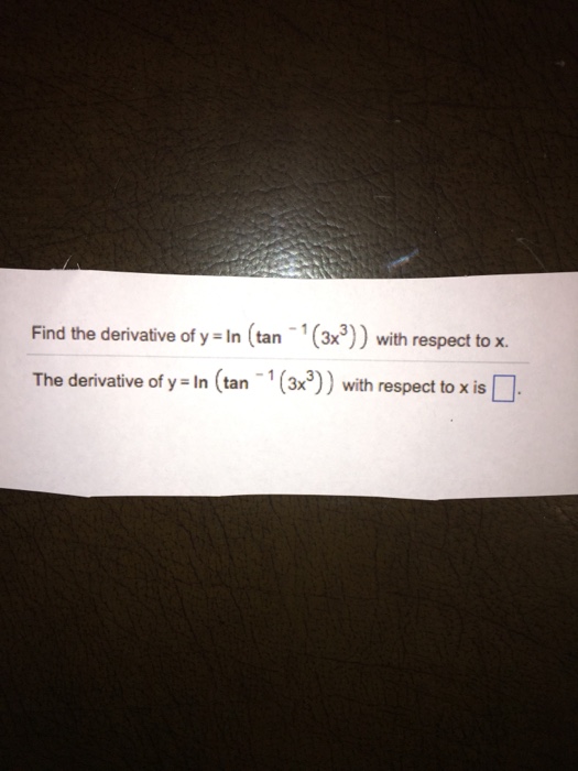 derivative of y tan 2x 3