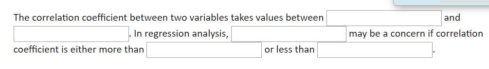 Solved and The correlation coefficient between two variables | Chegg.com