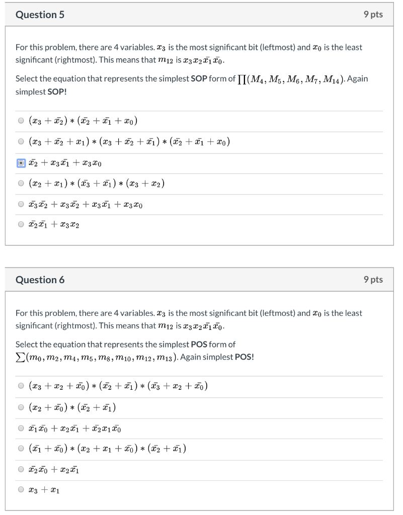 Solved Question 5 9pts For This Problem There Are 4 Vari Chegg Com