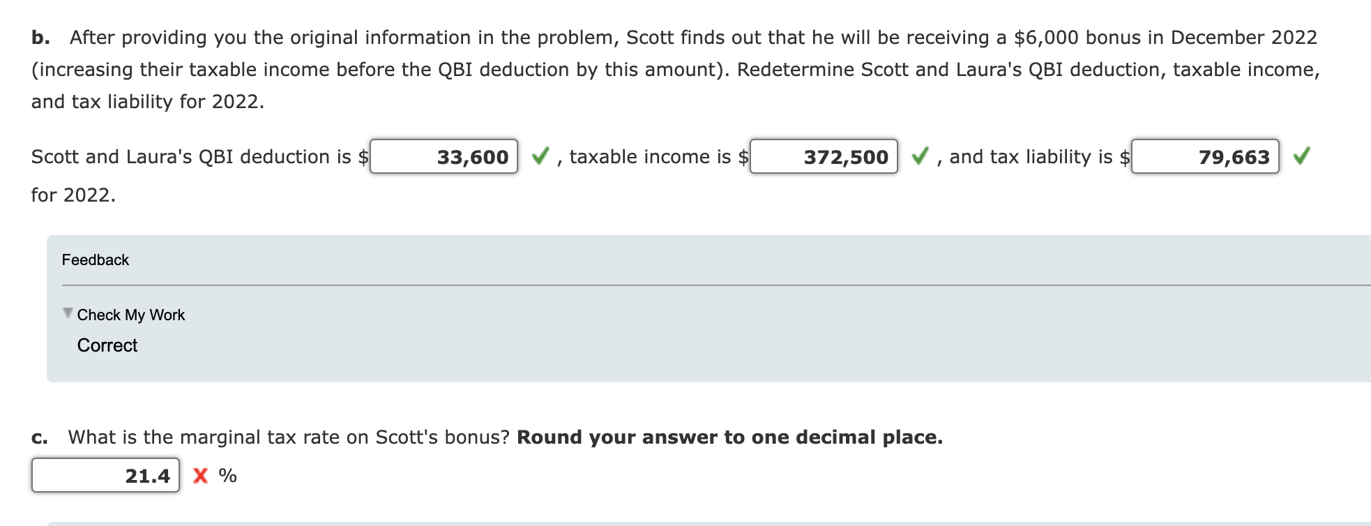 Solved Scott and Laura are married and will file a joint tax | Chegg.com