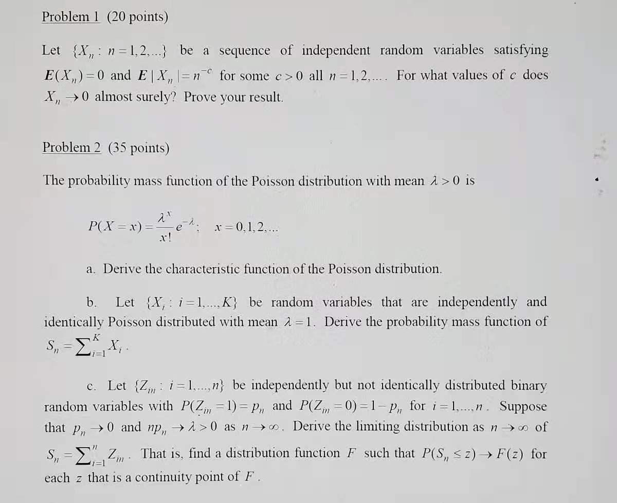 Solved Problem 1 Points C Let X N 1 2 Be A Chegg Com