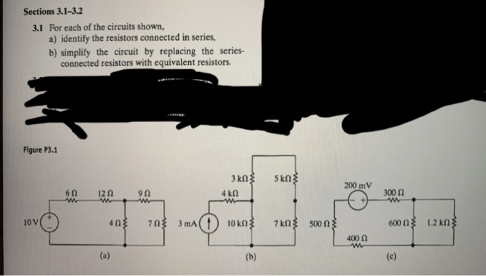 Solved Sections 3.1-3.2 For each of the circuits shown, a) | Chegg.com