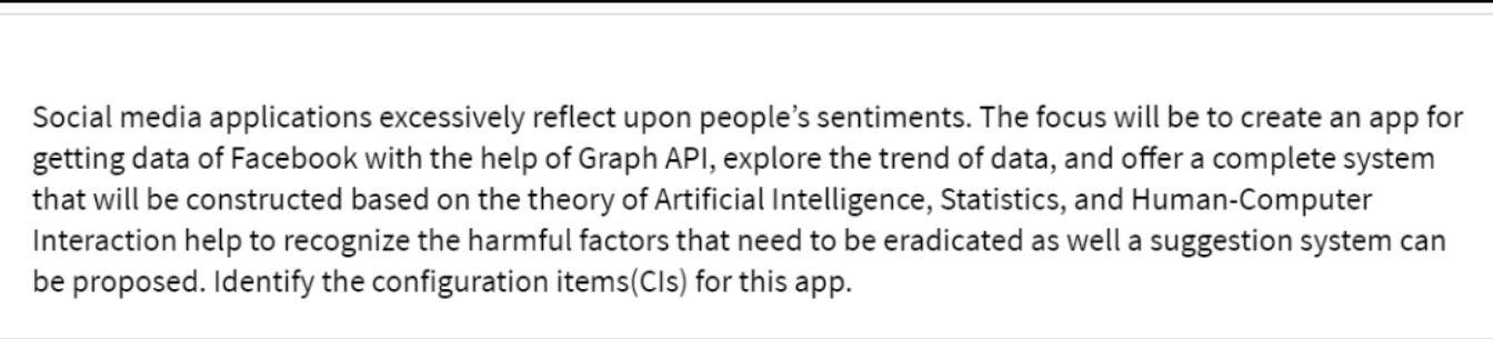 Solved Social media applications excessively reflect upon | Chegg.com