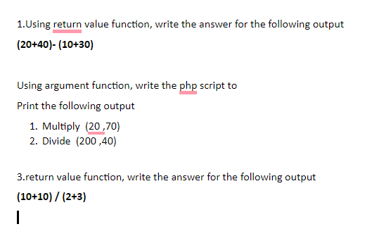 assignment with return value