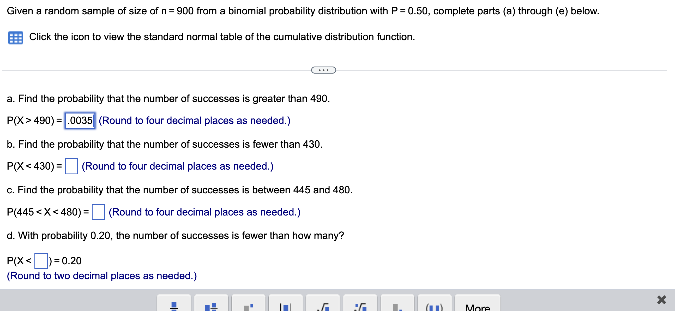 Solved Given a random sample of size of n=900 from a | Chegg.com