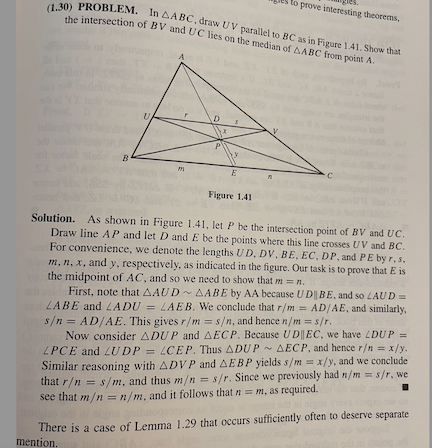 the point of intersection of three medians of a triangle is called