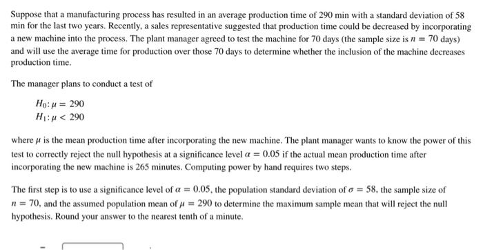 Solved Suppose that a manufacturing process has resulted in | Chegg.com