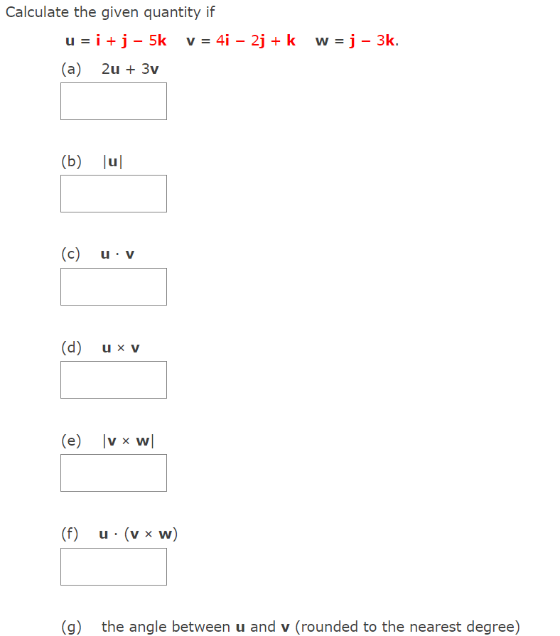 Solved Calculate the given quantity if | Chegg.com