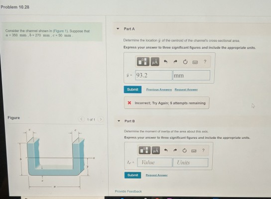 Solved Problem 10.28 Part A Consider the channel shown in | Chegg.com